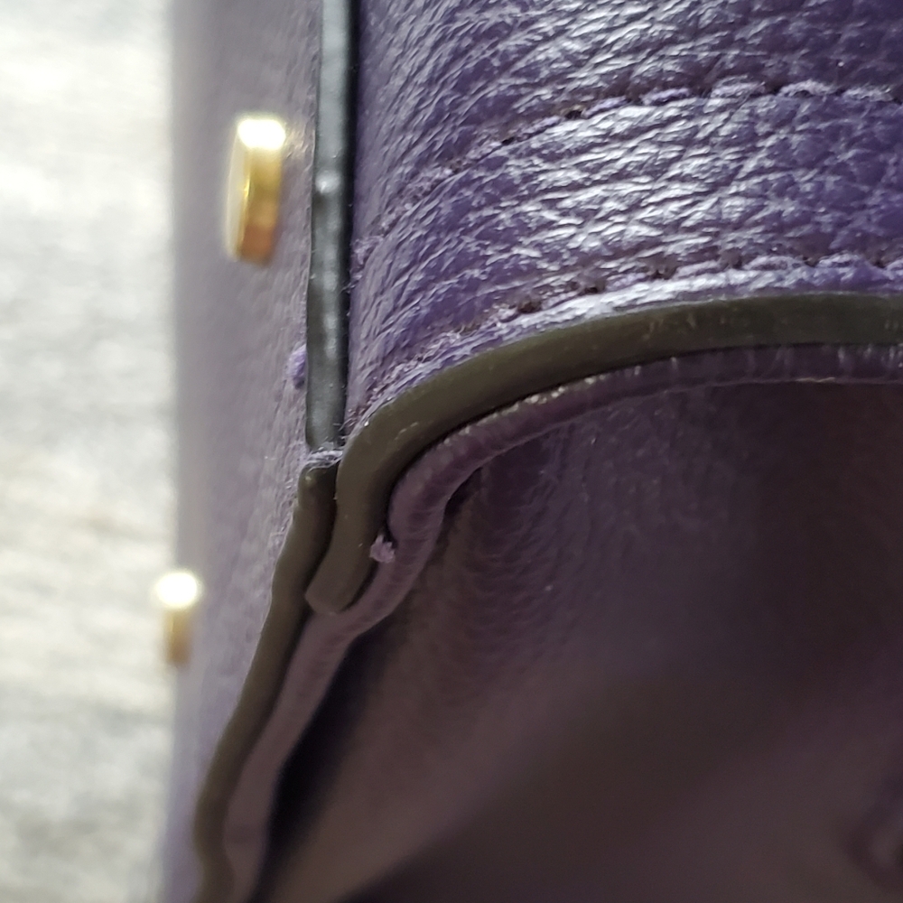 BNWOT Purple 3.1 Phillip Lim Leather Satchel/Crossbody. - Picture 11 of 12
